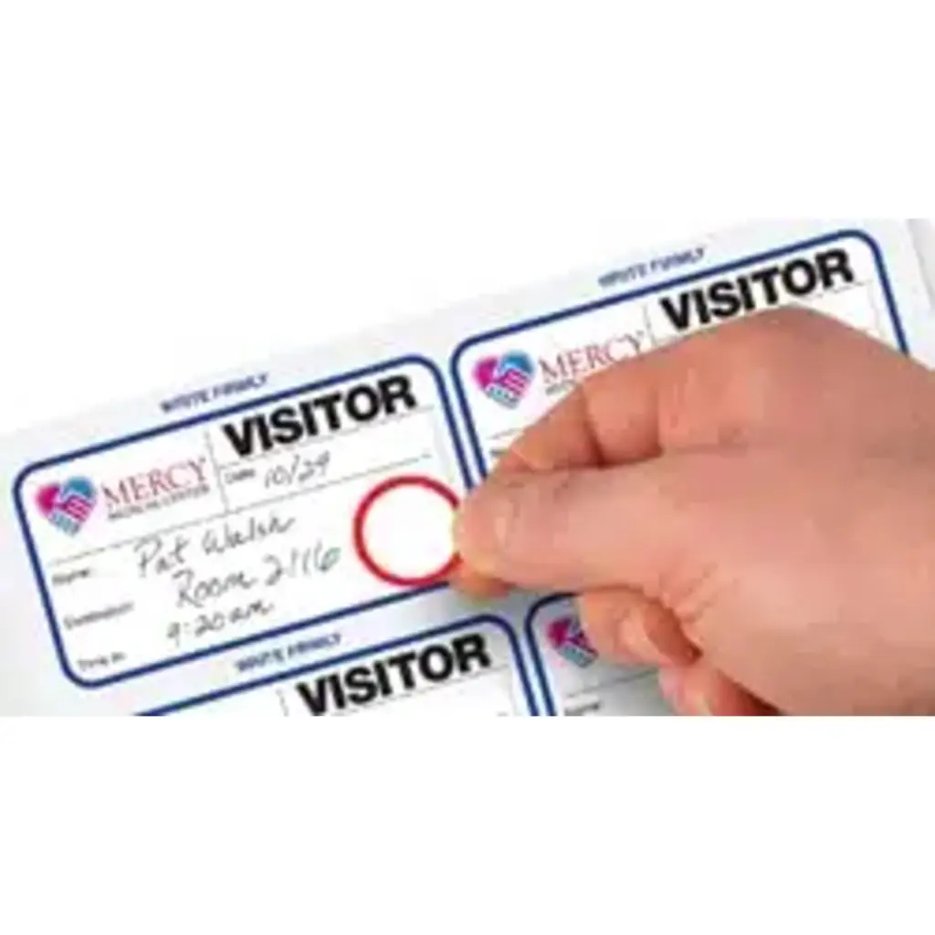 Avery Self-Adhesive Paper Badges with Time-Expiring Dots (Pack 1000) - 4852E-THR