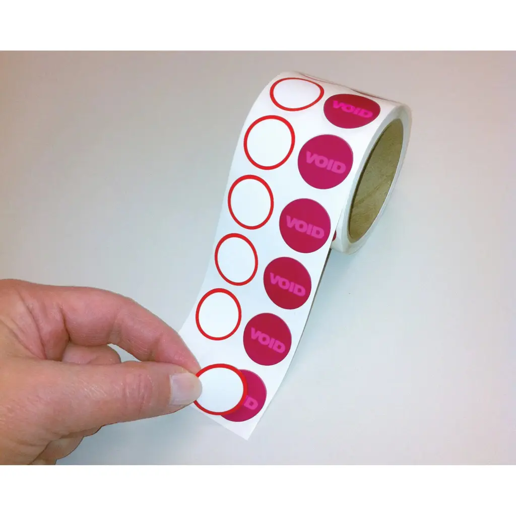 Avery Self-Adhesive Paper Badges with Time-Expiring Dots (Pack 1000) - 4852E-THR