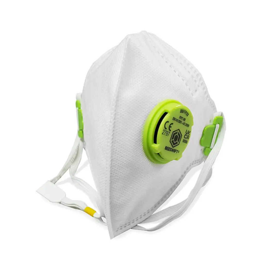 B-Brand Fold Flat P2 Mask Valve Point of Sale