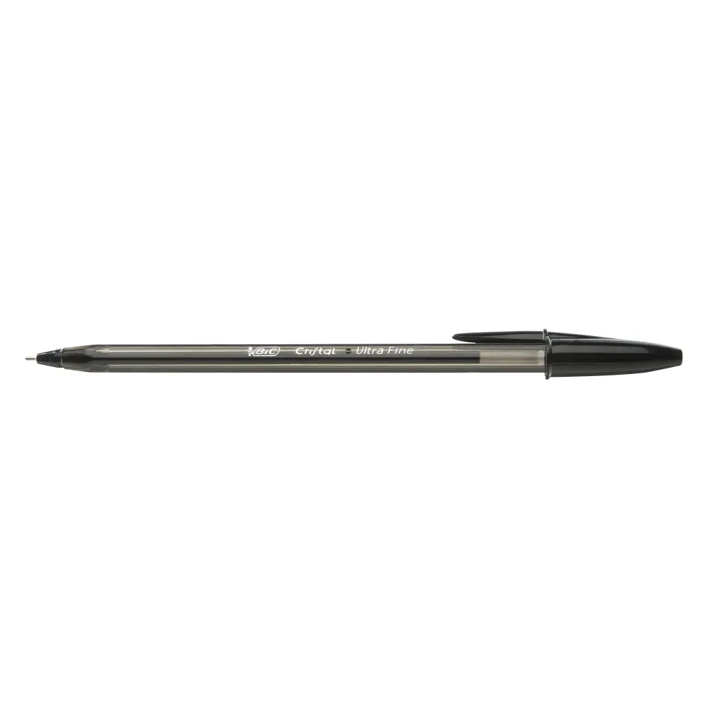 BIC Cristal Exact Black ballpoint pen Ultra Fine Pack of 20