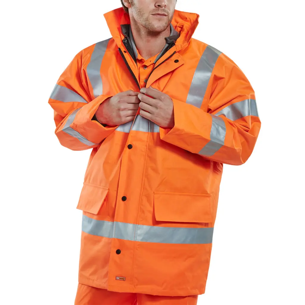 Beeswift 4 In 1 Jacket and Bodywarmer Orange 4XL