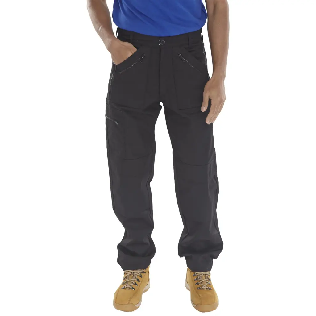 Beeswift Action Work Trousers Black 32