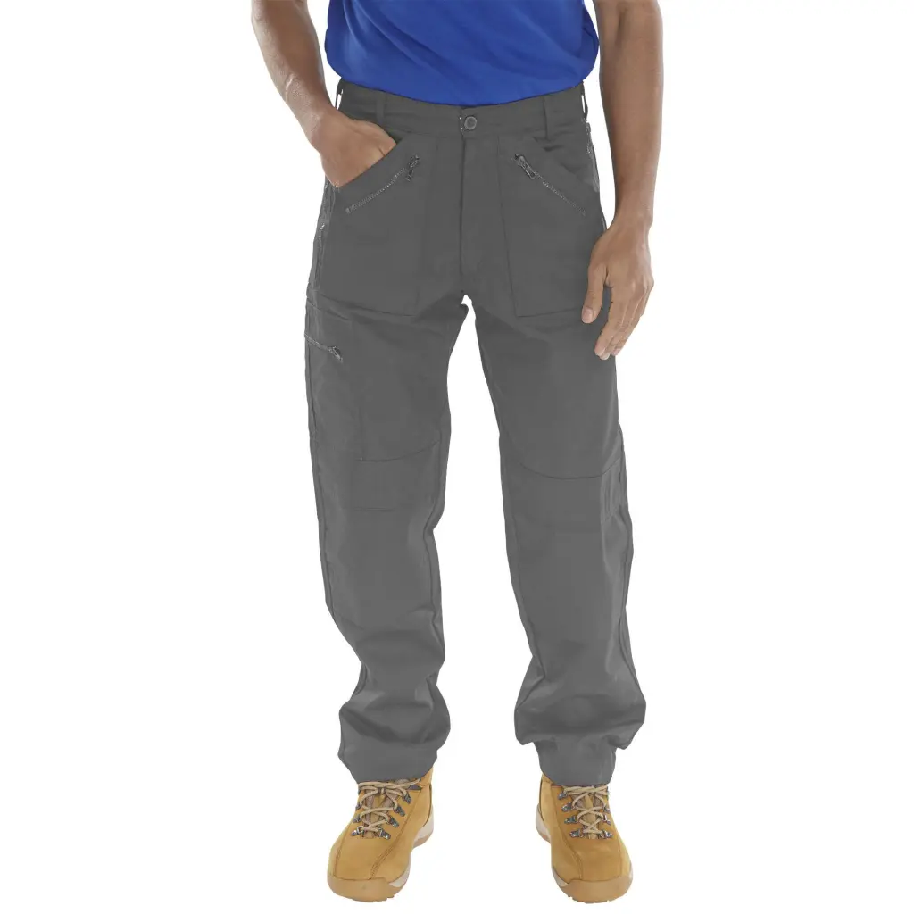 Beeswift Action Work Trousers Grey 42