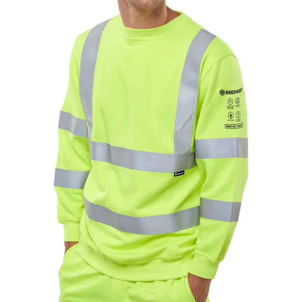 Beeswift Arc Compliant Sweatshirt Saturn Yellow L