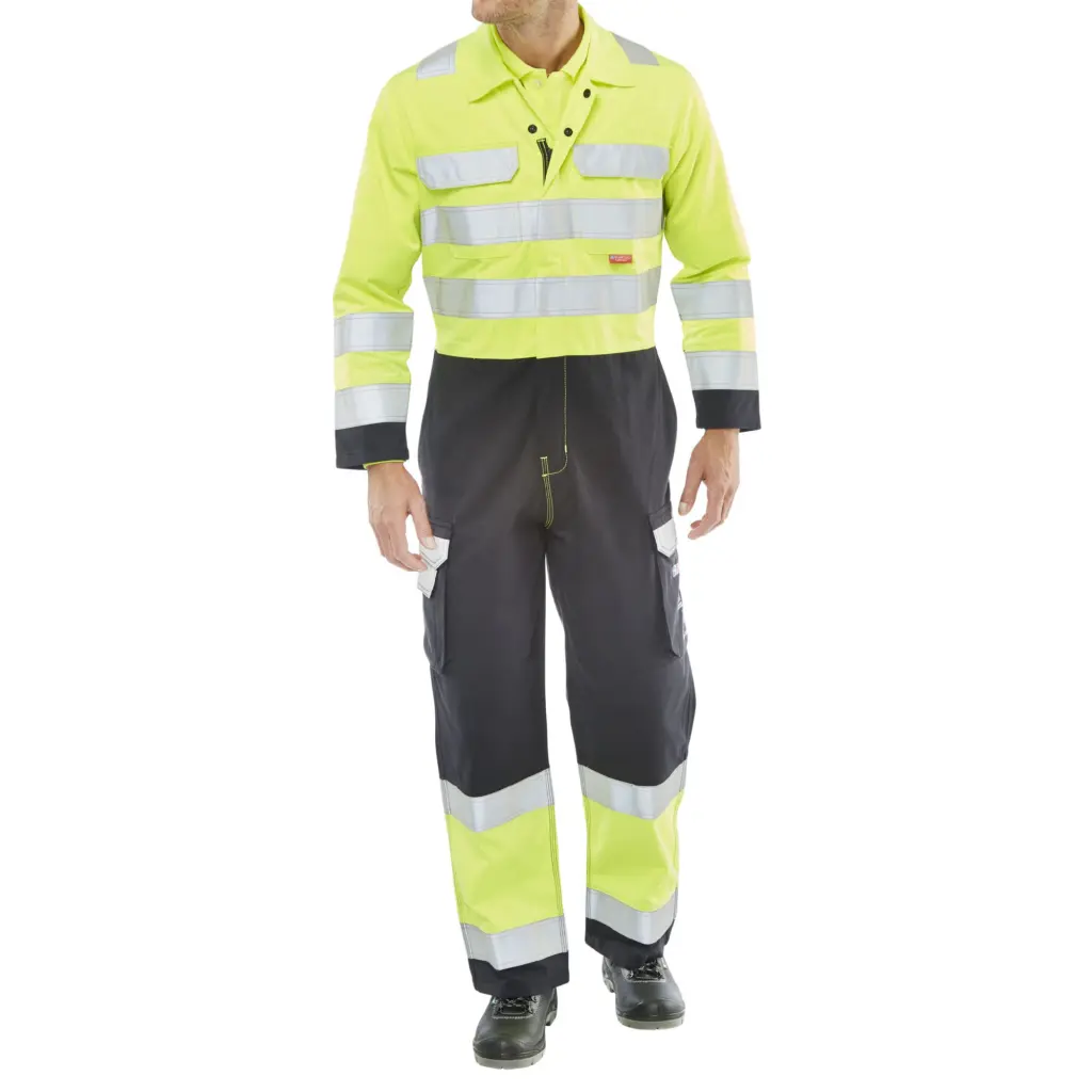 Beeswift Arc Flash Coverall Saturn Yellow / Navy 46
