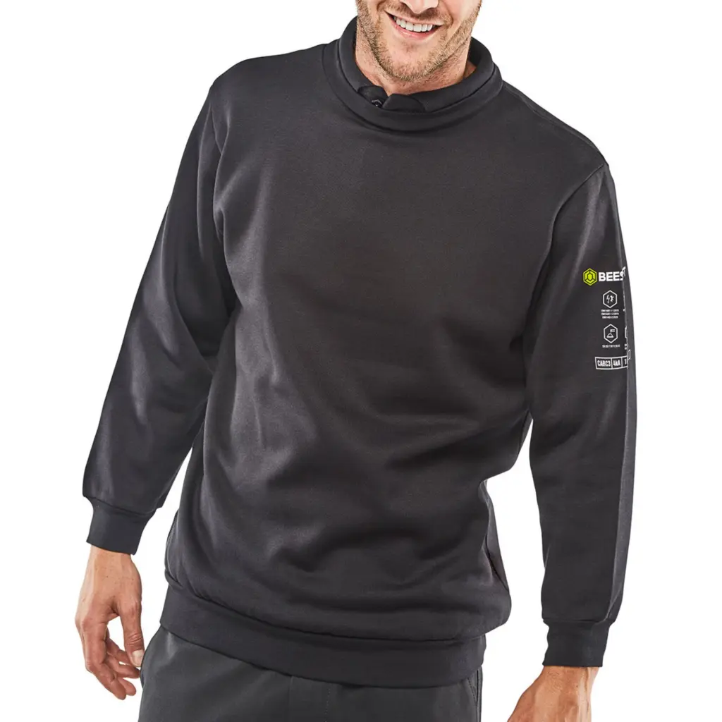 Beeswift Arc Flash Sweatshirt Navy Blue M