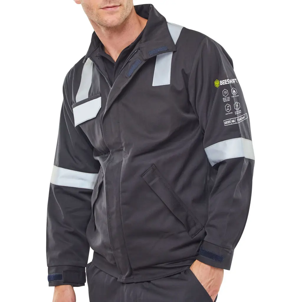 Beeswift Arc Woven Jacket Navy Blue M