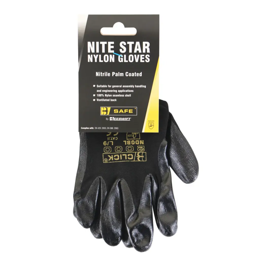 Beeswift B-Safe Nite Star Glove Black L (Pair)