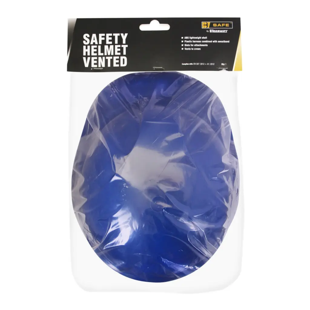 Beeswift B-Safe Vented Safety Helmet Blue 