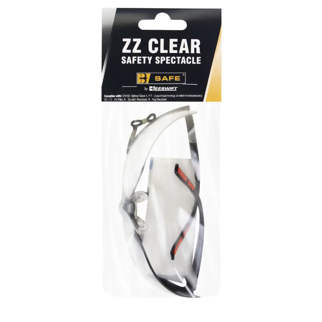 Beeswift B-Safe Zz Safety Spectacle Clear 
