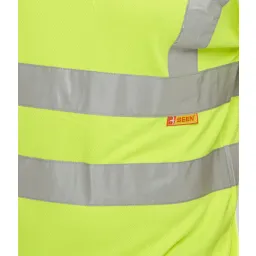 B-Seen EN ISO 20471 Hi Vis Yellow Polo Large