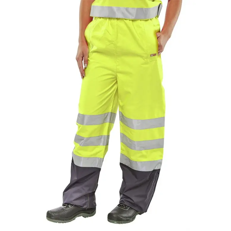 Beeswift BELFRY Trousers Saturn Yellow/ Navy EN ISO 20471 S 