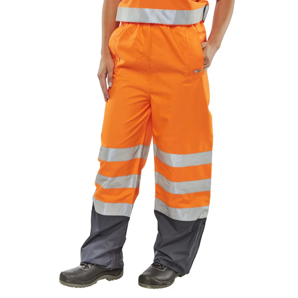Beeswift Belfry Trousers Orange / Navy 3XL
