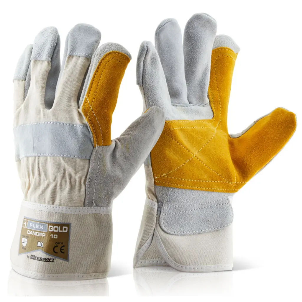 Beeswift Canadian Double Palm High Quality Rigger Glove  (Box of 10)