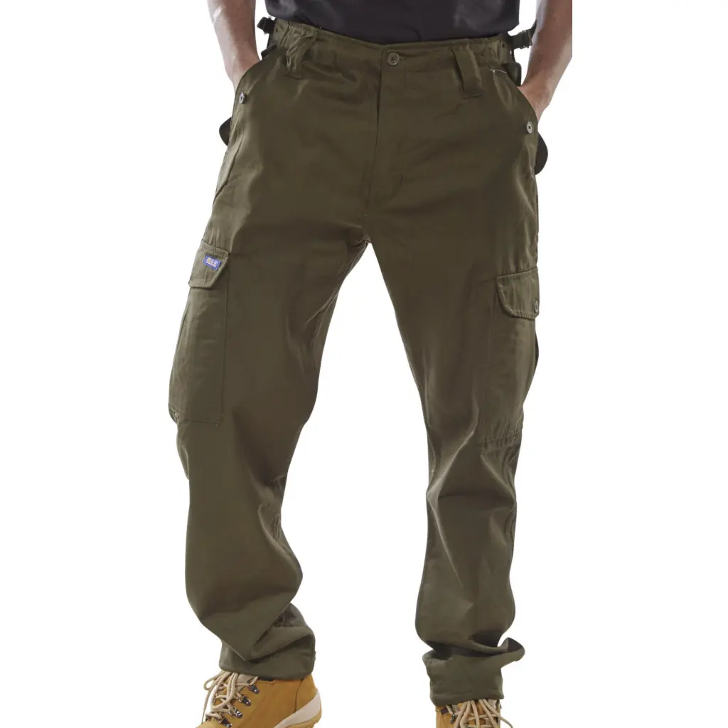 Beeswift Combat Trousers Olive Green 40