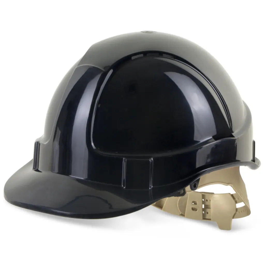 Beeswift Comfort Vented Safety Helmet Black 