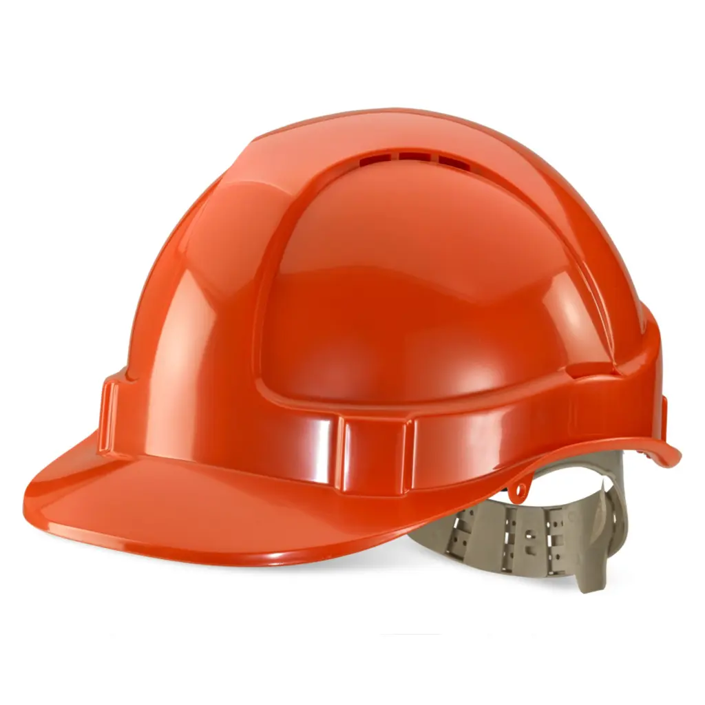 Beeswift Comfort Vented Safety Helmet Orange 
