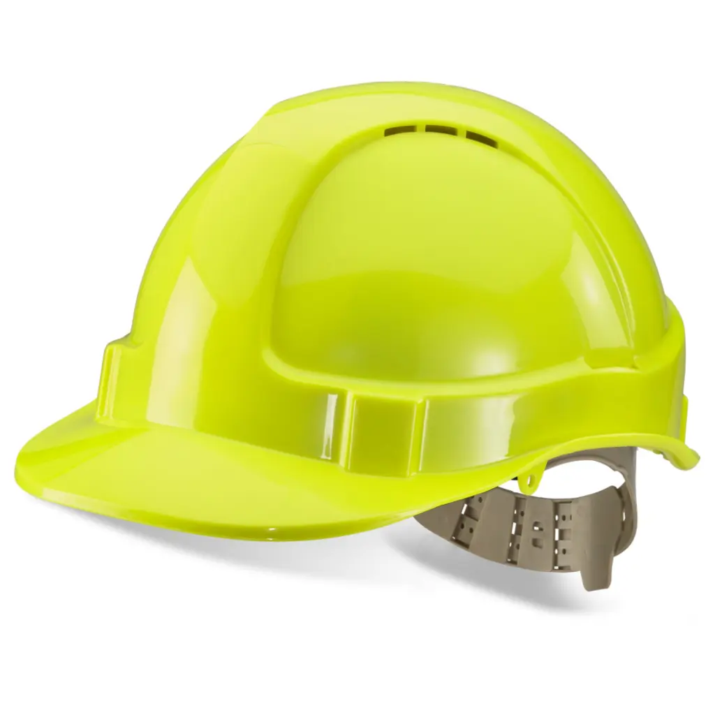 Beeswift Comfort Vented Safety Helmet Saturn Yellow 