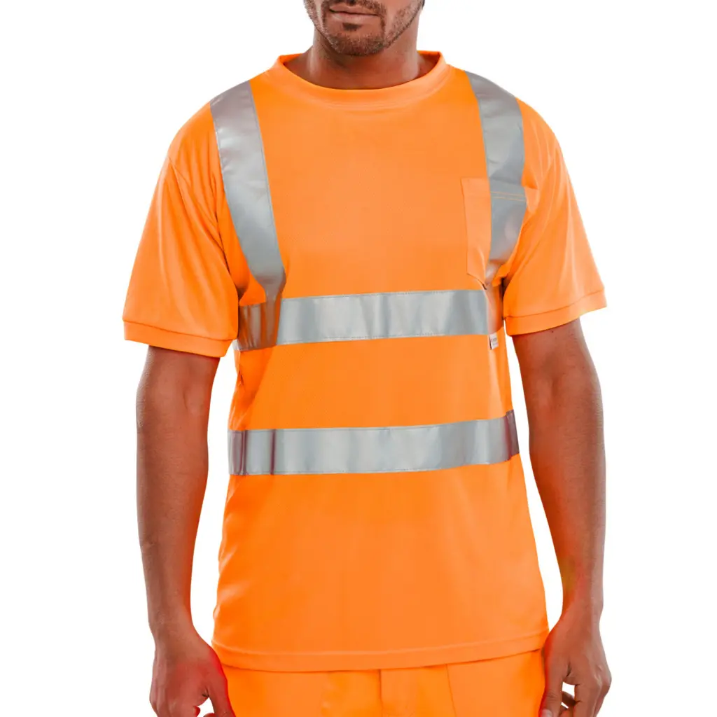 Beeswift Crew Neck T-Shirt Orange L