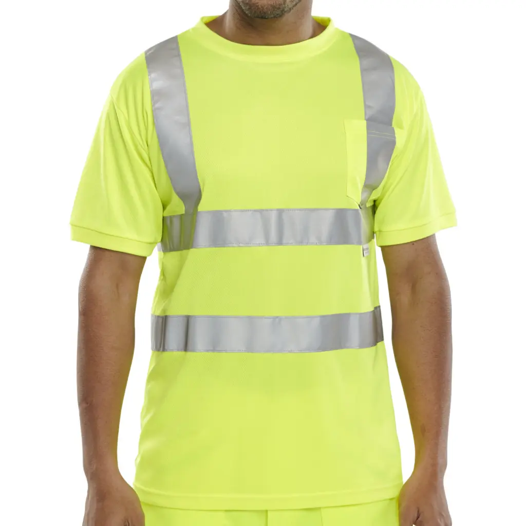Beeswift Crew Neck T-Shirt Saturn Yellow 2XL