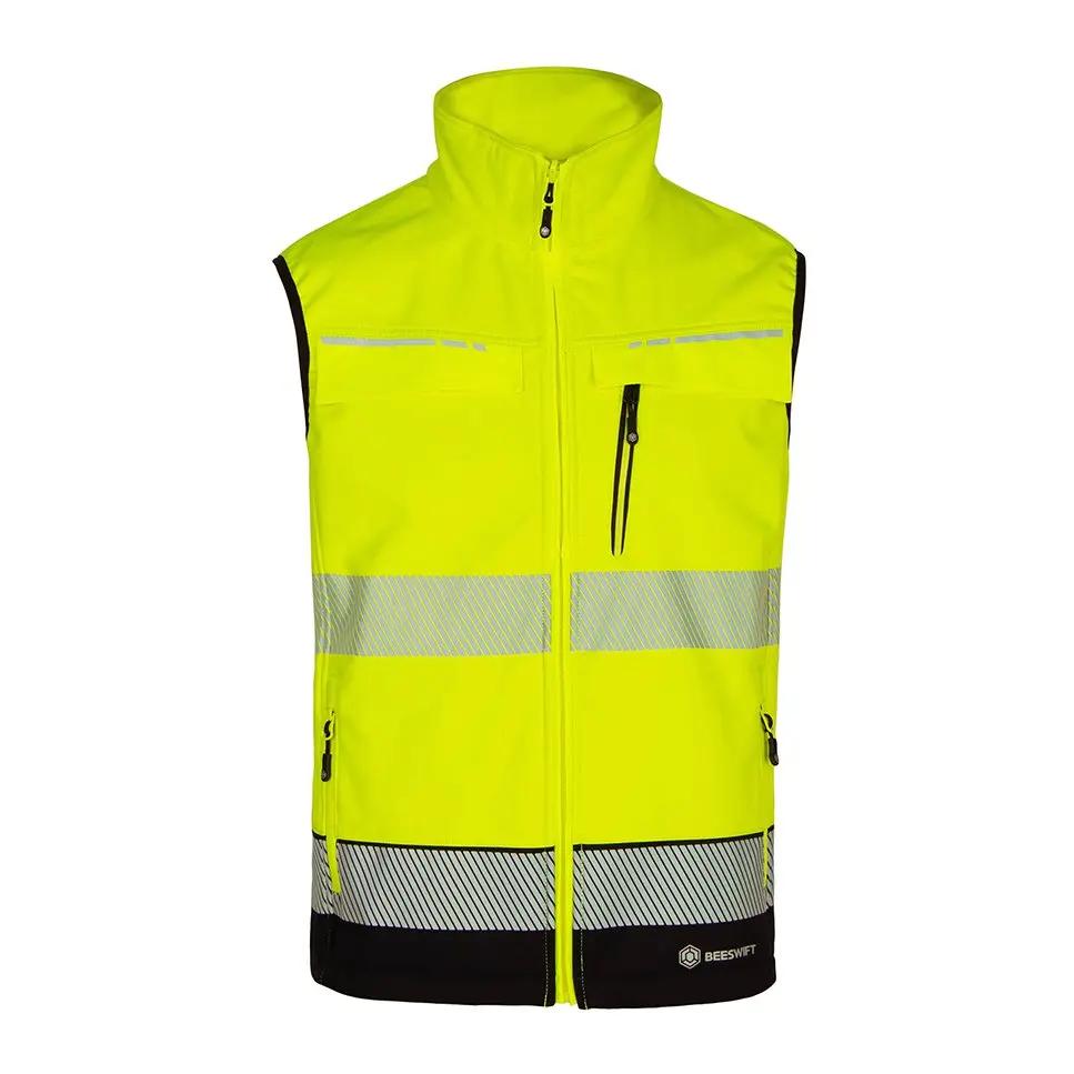 Beeswift DELTIC HI-VIS GILET TWO-TONE  Saturn Yellow N S