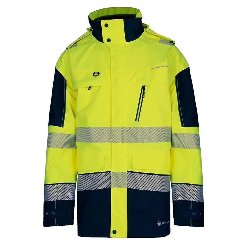 Beeswift DELTIC HI-VIS JACKET TWO-TONE  Saturn Yellow N XL