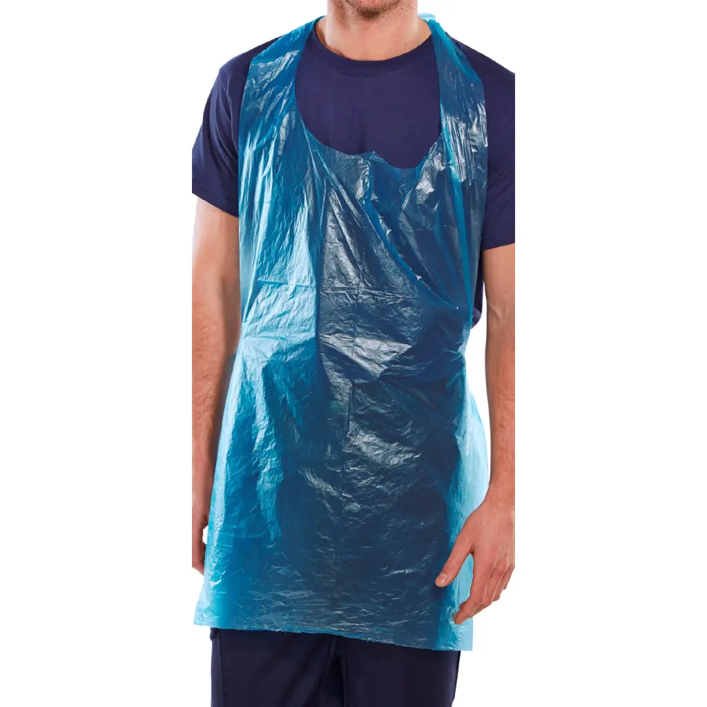 Beeswift Disposable Apron Blue 42X27 Pack of 1000