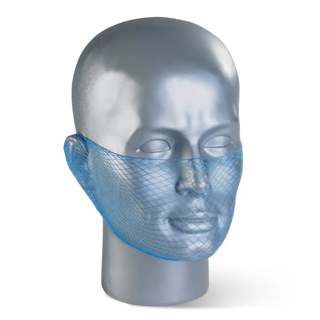 Beeswift Disposable Beard Snood Blue  (Box of 12)