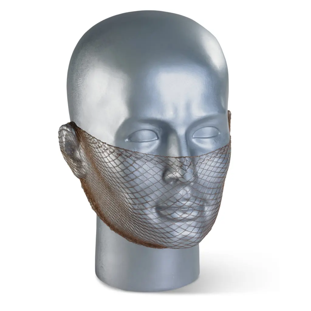 Beeswift Disposable Beard Snood Brown  (Box of 12)