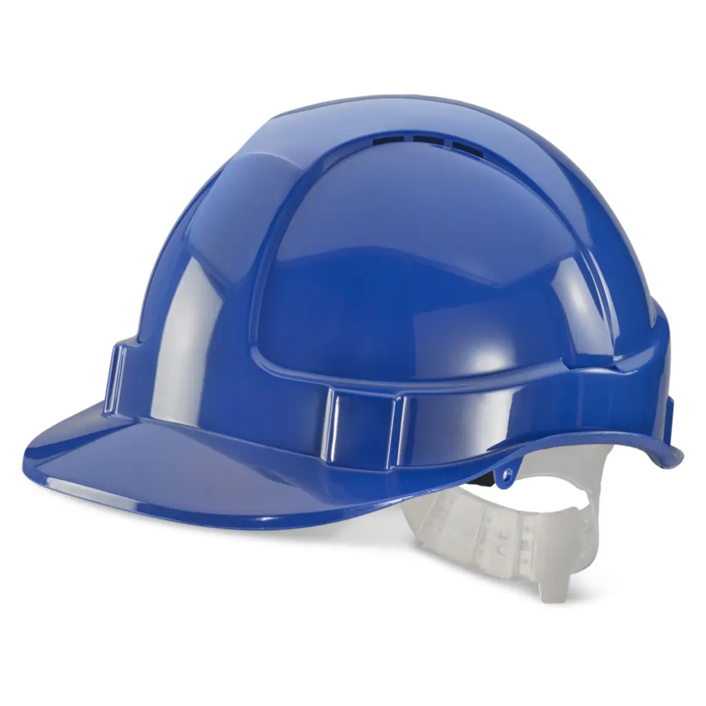 Beeswift Economy Vented Safety Helmet Blue 