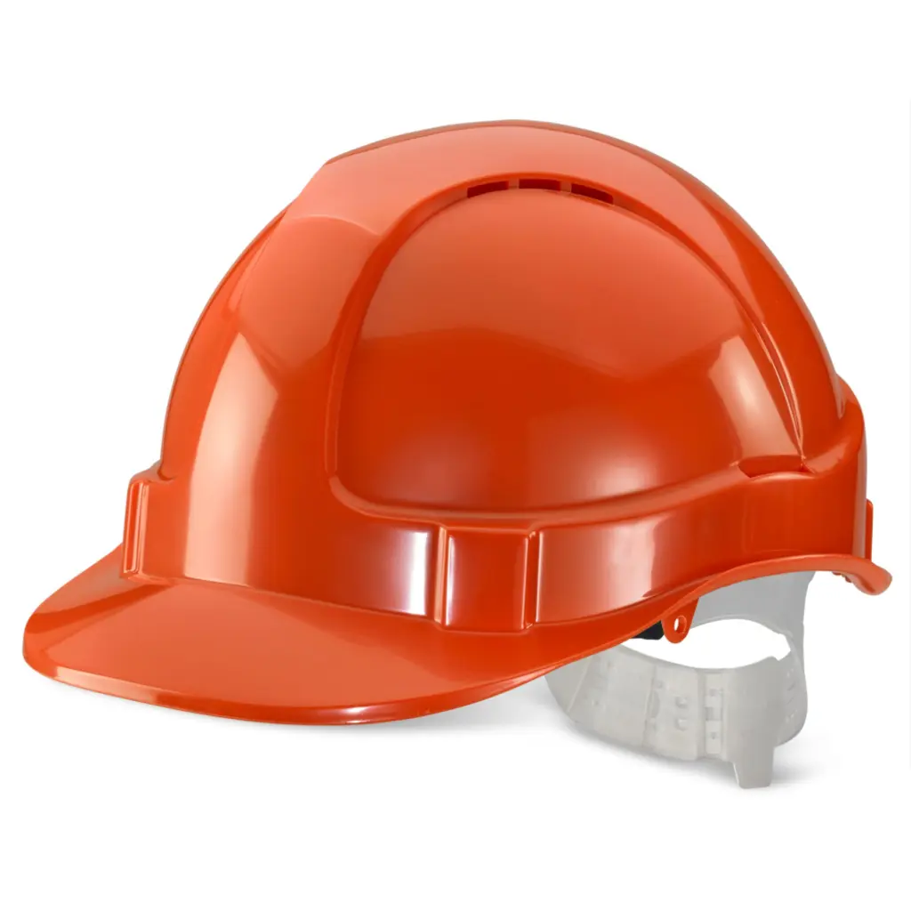 Beeswift Economy Vented Safety Helmet Orange 