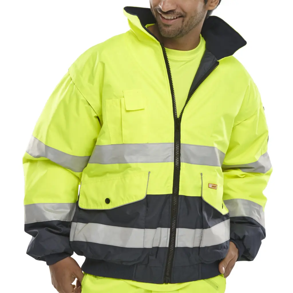 Beeswift Europa Bomber Jacket Saturn Yellow / Navy S