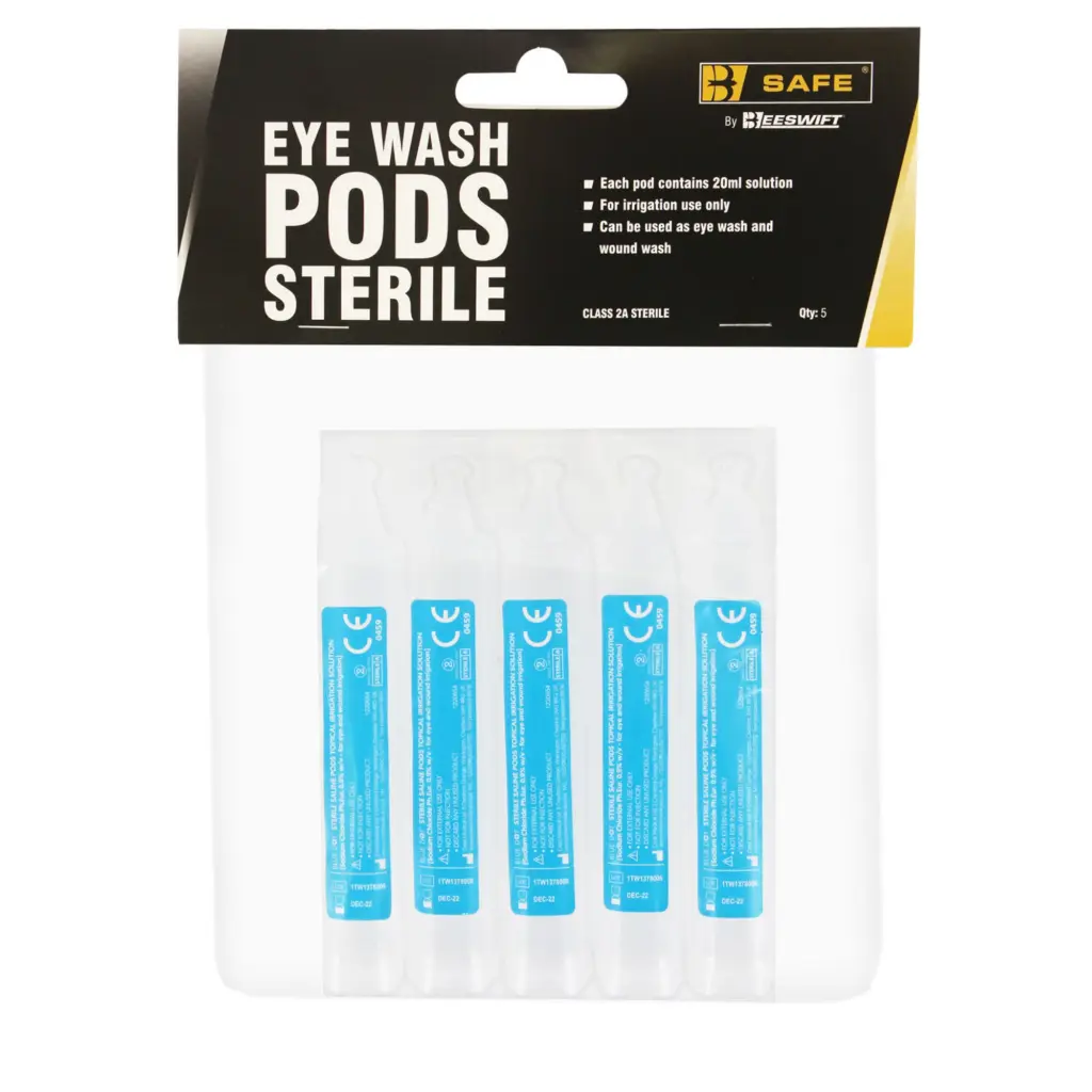 Beeswift Eyewash Pods Pack Of 5 X 20ml 20ml