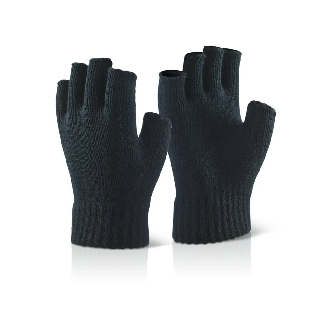 Beeswift Fingerless Mitts Black 