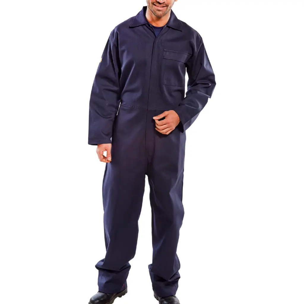 Beeswift Fire Retardant Boilersuit Navy Blue 42
