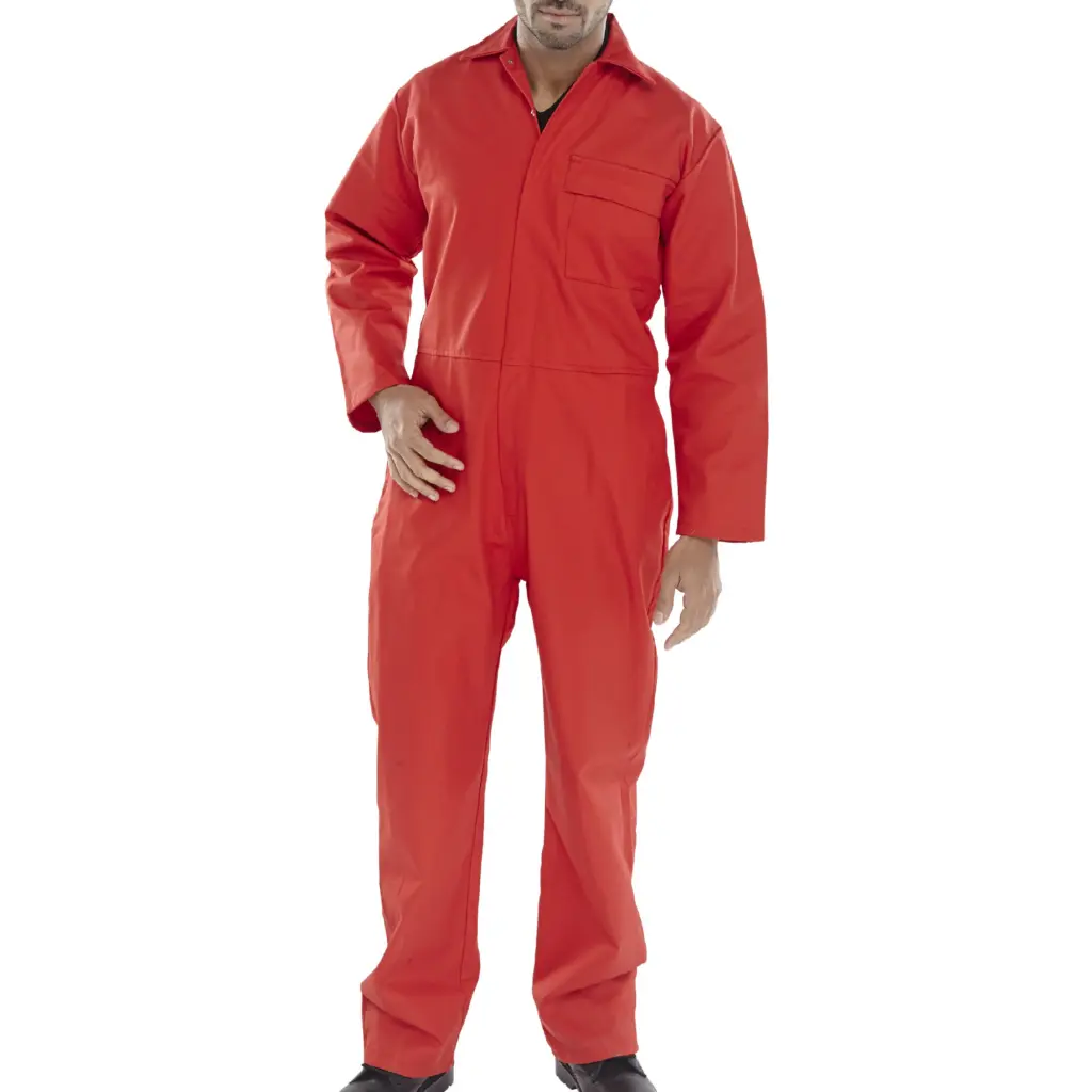 Beeswift Fire Retardant Boilersuit Red 42