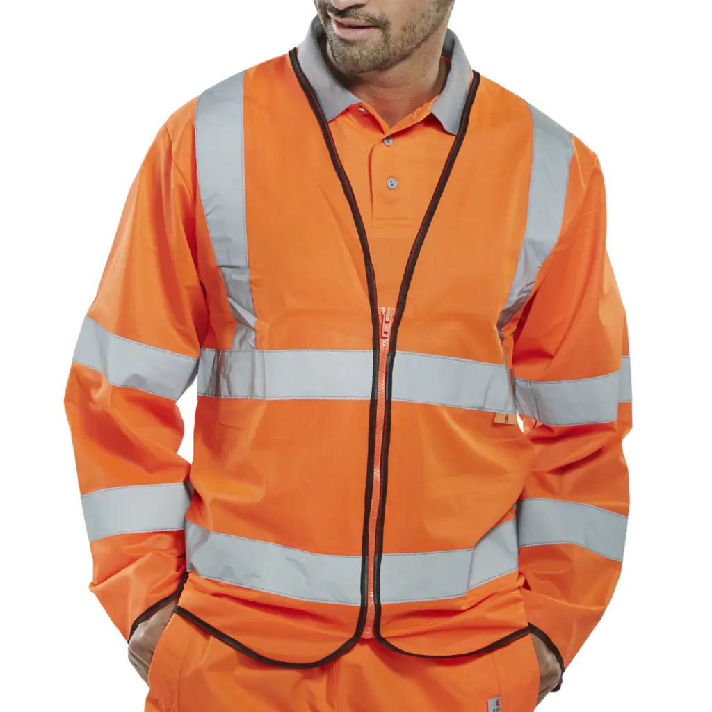 Beeswift Fire Retardant Hi-Vis Jerkin Orange S