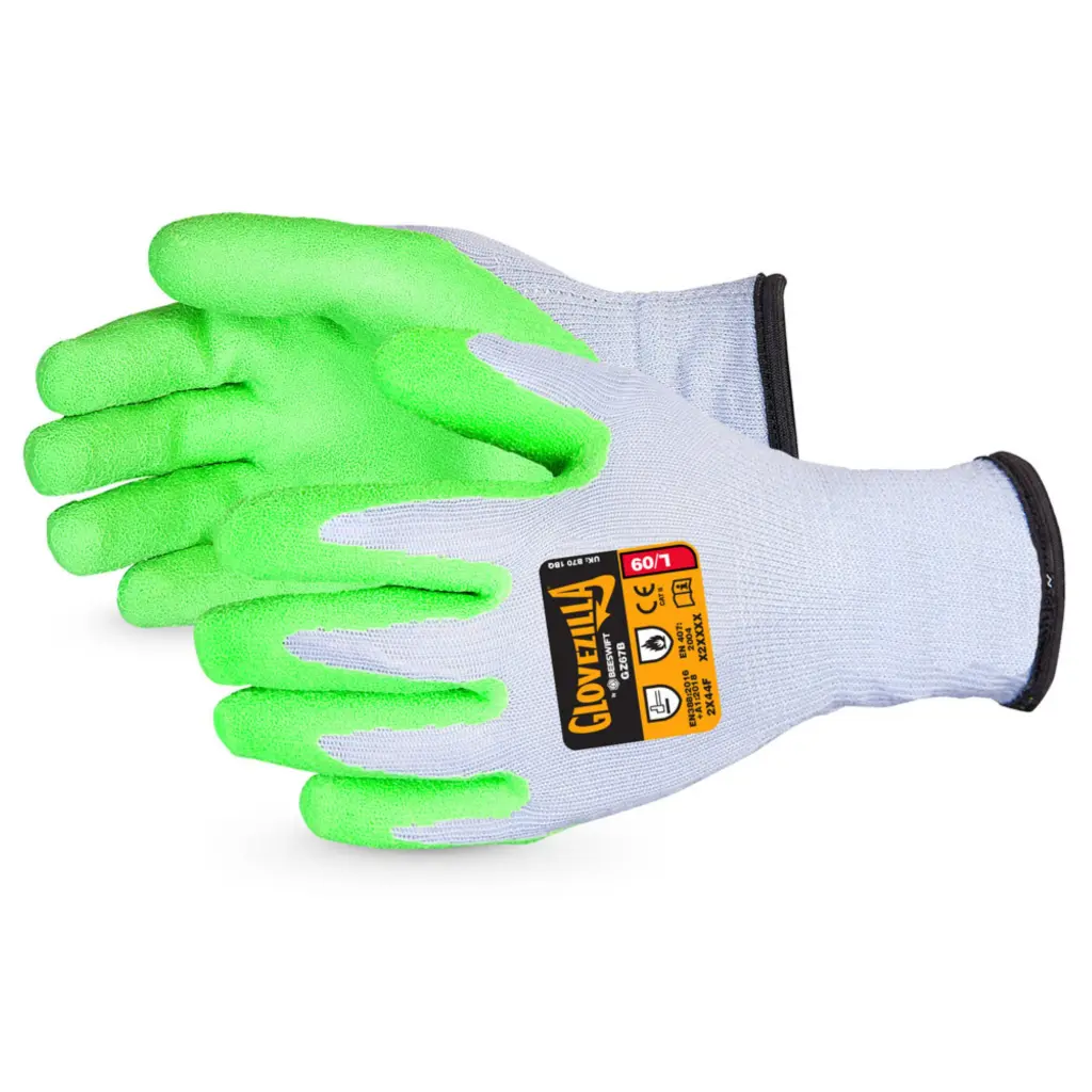 Beeswift Glovezilla Titan Armour Needlestick Glove Blue M (Pair)