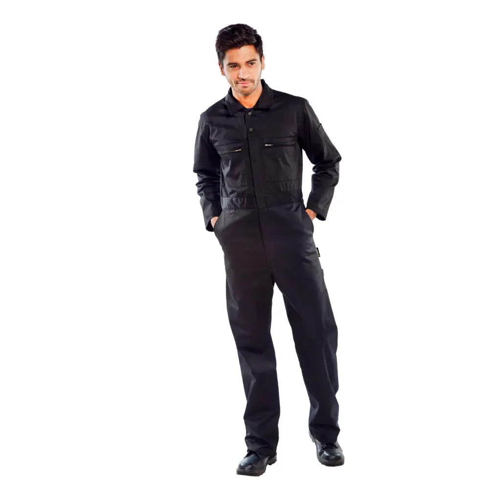 Beeswift Heavy Weight Boilersuit Black 38
