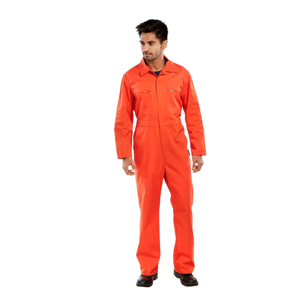 Beeswift Heavy Weight Boilersuit Orange 44