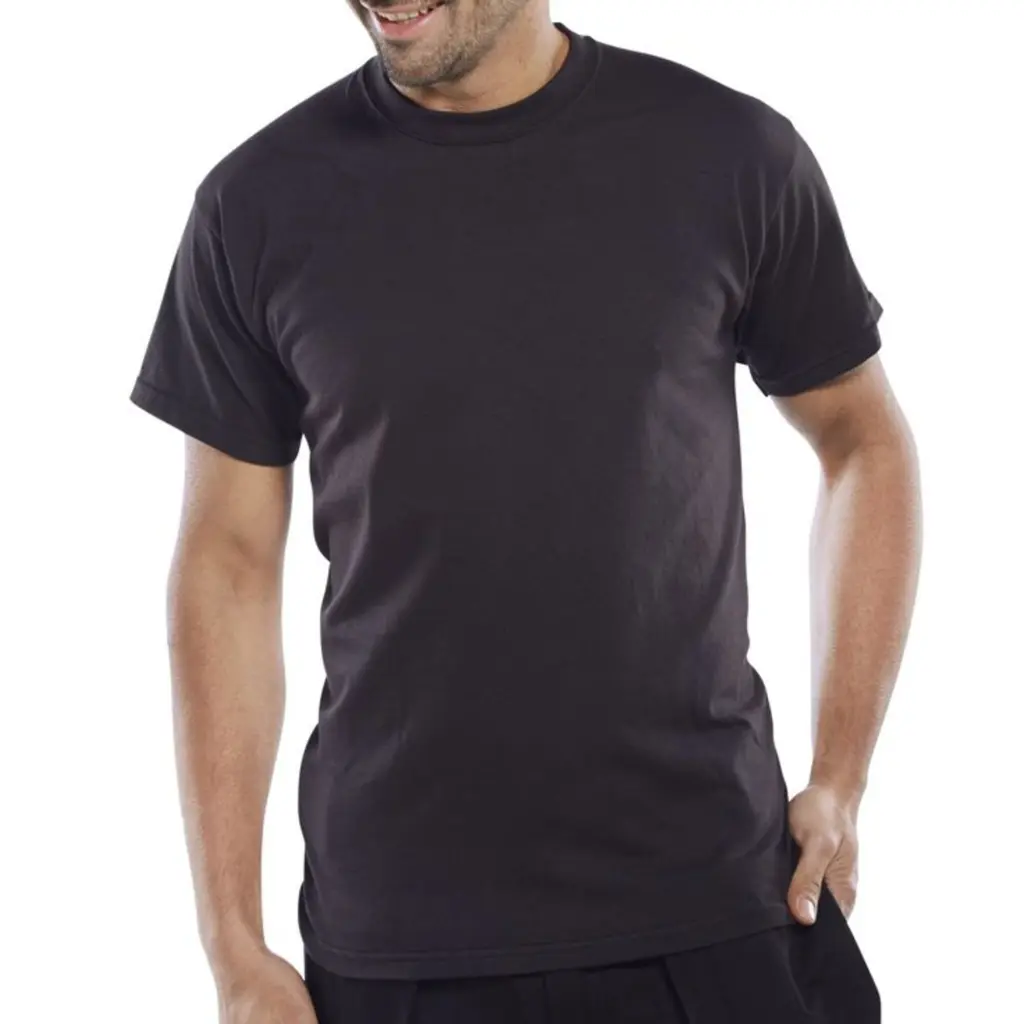 Beeswift Heavy Weight Tee Shirt Black M