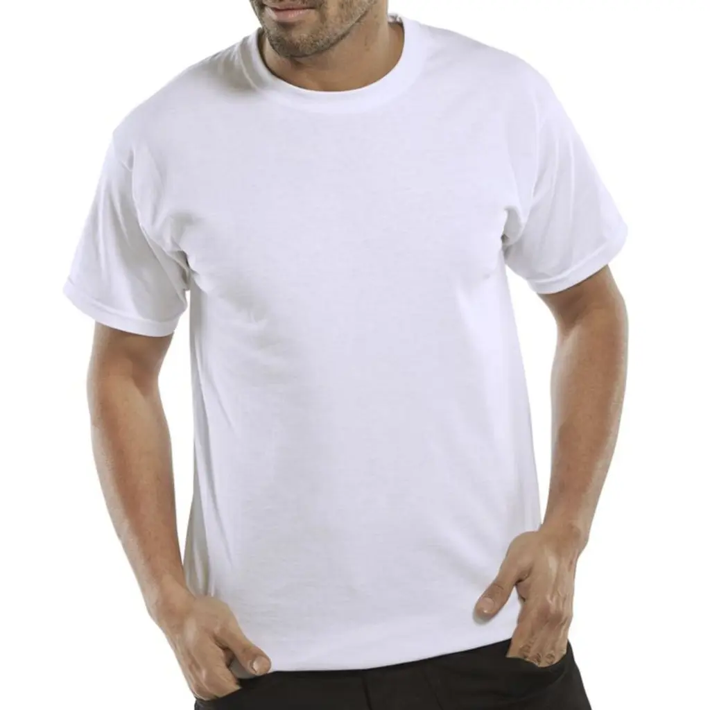 Beeswift Heavy Weight Tee Shirt White XL