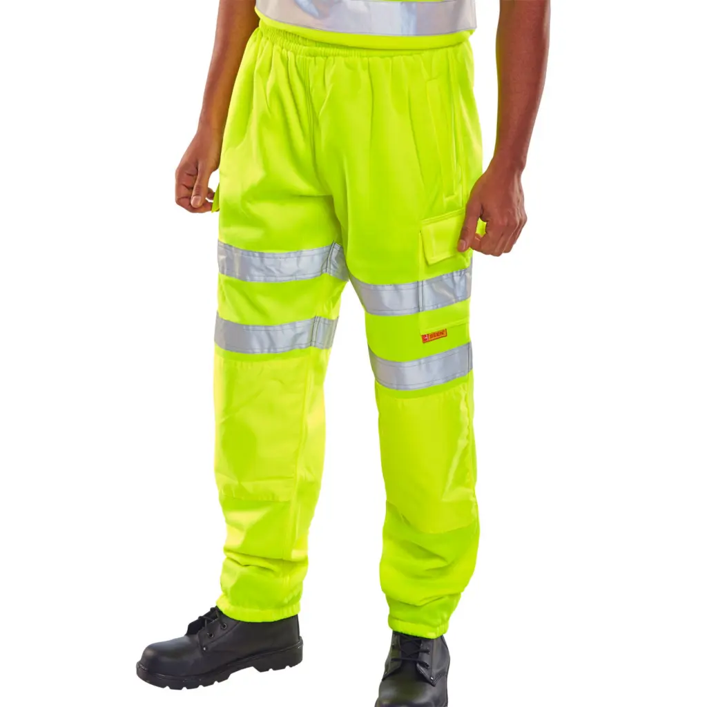 Beeswift Hi Viz Jogging Bottoms Saturn Yellow S
