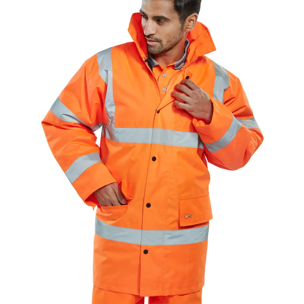 Beeswift High Visibility Constructor Jackets Orange 5XL