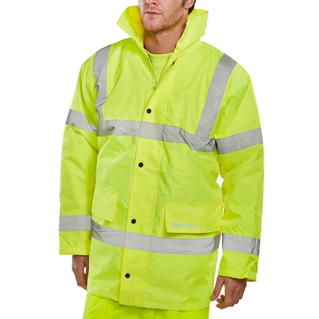 Beeswift High Visibility Constructor Jackets Saturn Yellow 4XL