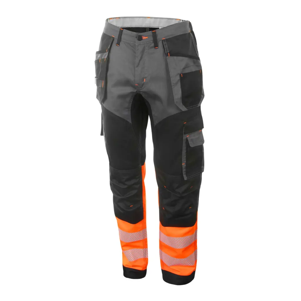 Beeswift High Visibility Two Tone Trousers Orange / Black 32S
