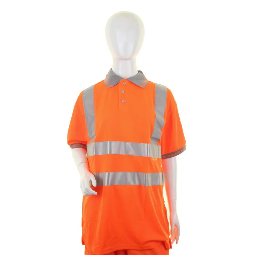 Beeswift LADIES Hi Visibility OR Short Sleeve POLO LGE 