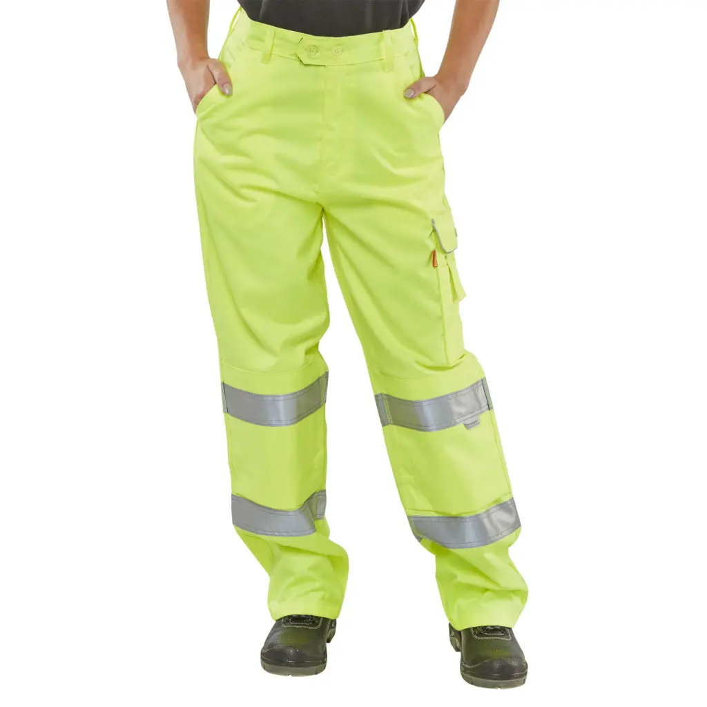 Beeswift Ladies En Iso 20471 Trouser Saturn Yellow 34