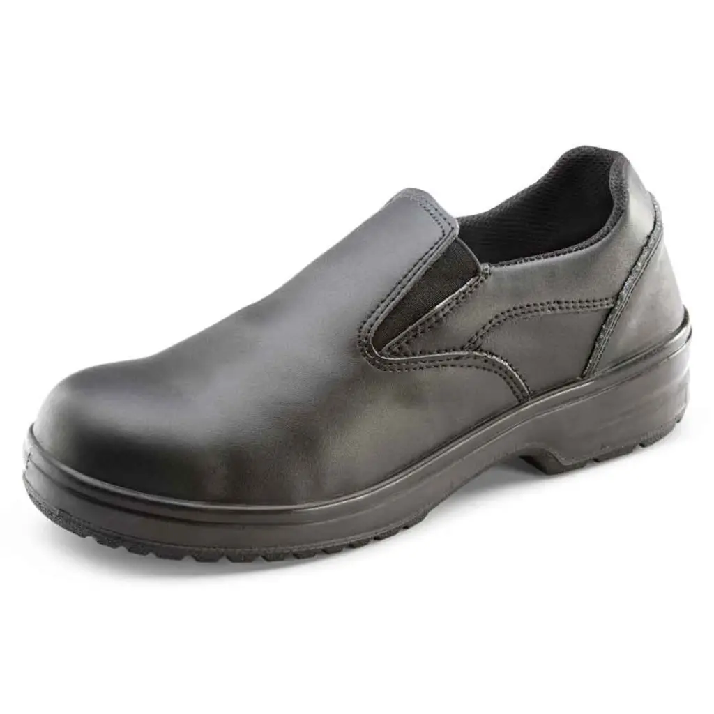 Beeswift Ladies Slip On Shoe Black 41 / 07