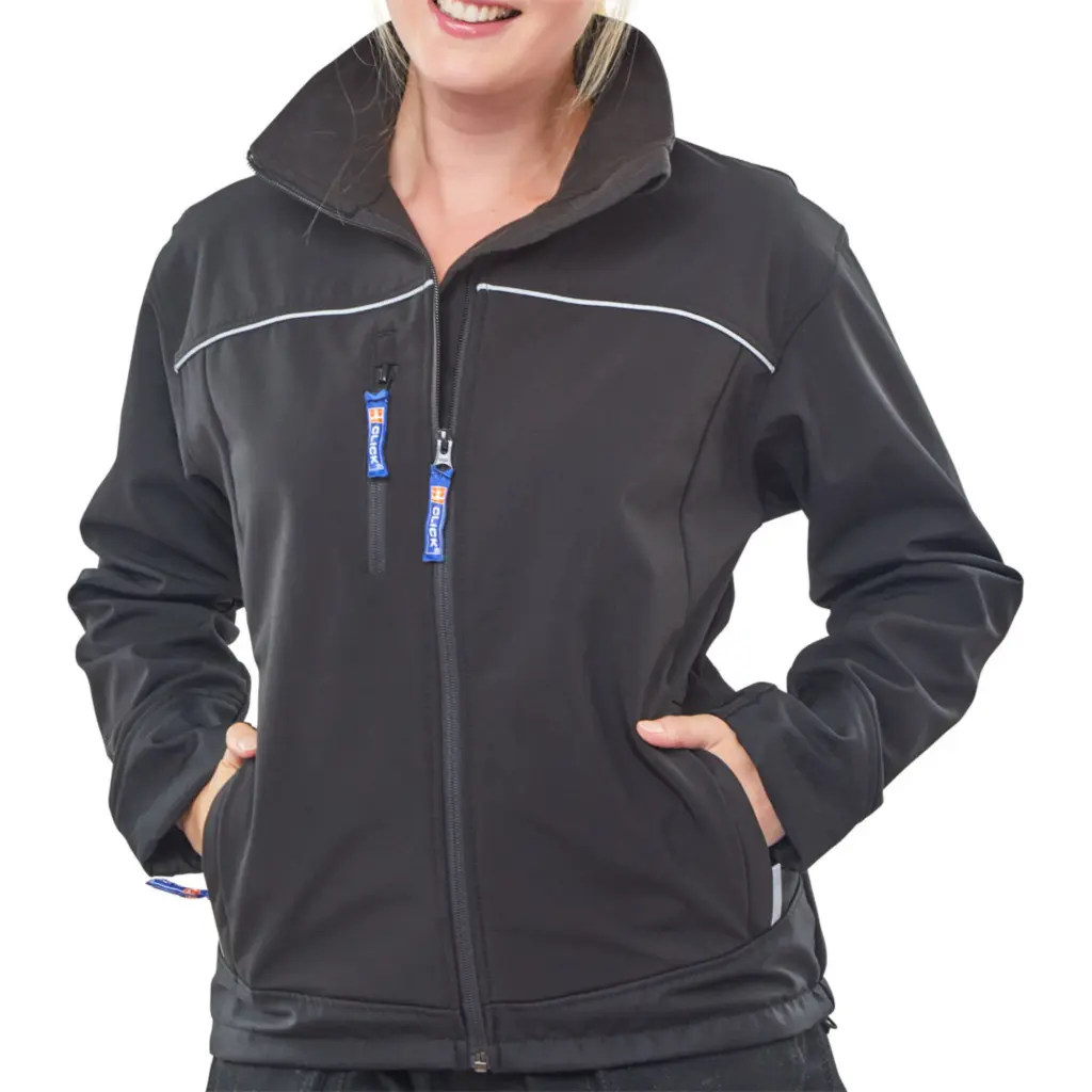 Beeswift Ladies Soft Shell Jacket Black L